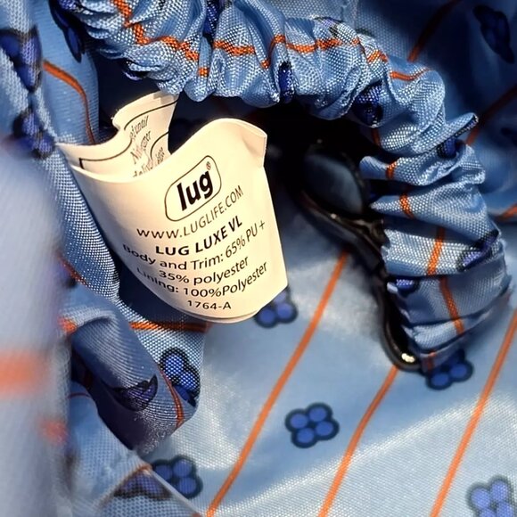 Lug Matte Luxe Dory Medium Crossbody with Tote Handles Orange - Picture 10 of 10